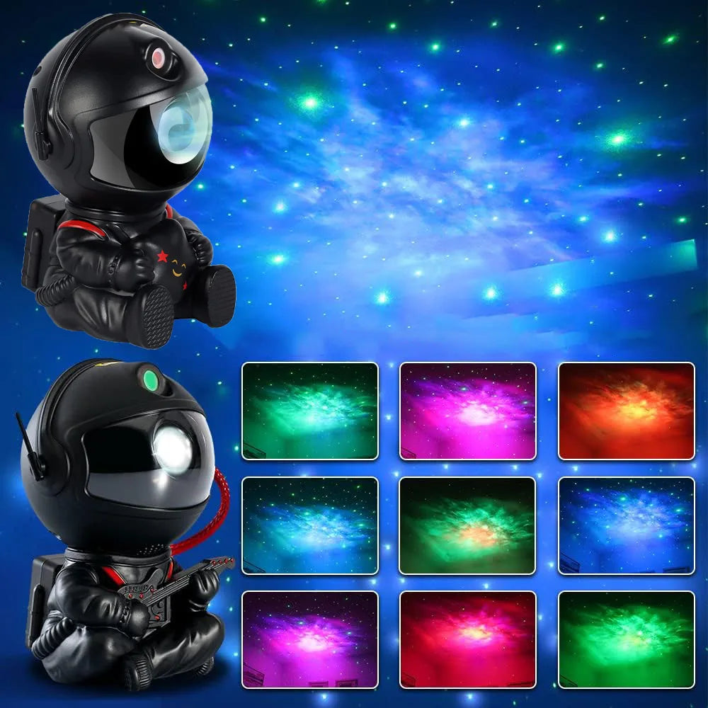 Black Star Dreamy Astronaut Projector